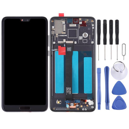 Écran LCD et numériseur complet avec cadre pour Huawei P20