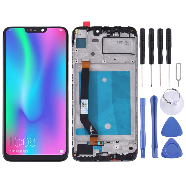 Écran LCD et numériseur complet avec cadre pour Huawei Honor 8C, For Huawei Honor 8C