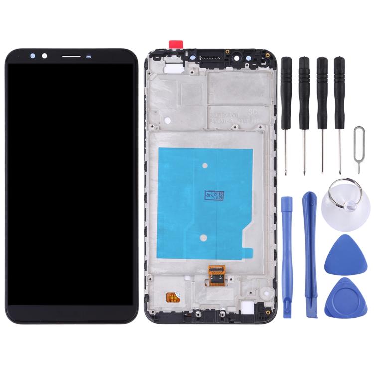 Écran LCD et numériseur complet avec cadre pour Huawei Y7 (2018)