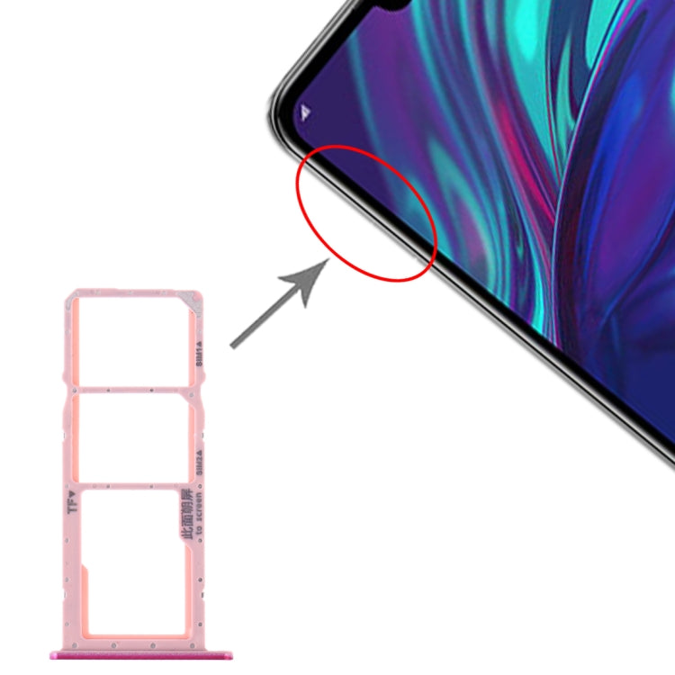 Tiroir Carte SIM + Tiroir Carte SIM + Tiroir Carte Micro SD pour Huawei Y7 (2019) / Y7 Pro (2019) / Y7 Prime (2019)
