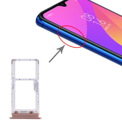 Tiroir Carte SIM + Tiroir Carte SIM / Tiroir Carte Micro SD pour Xiaomi Mi CC9
