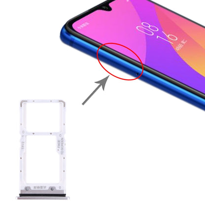 Tiroir Carte SIM + Tiroir Carte SIM / Tiroir Carte Micro SD pour Xiaomi Mi CC9