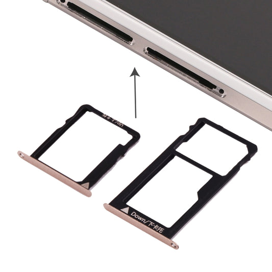 Pour Huawei Honor 5X / GR5 Plateau de carte Micro SIM + Plateau de carte Nano SIM et Micro SD, For Huawei 5X, For Huawei Honor 5X