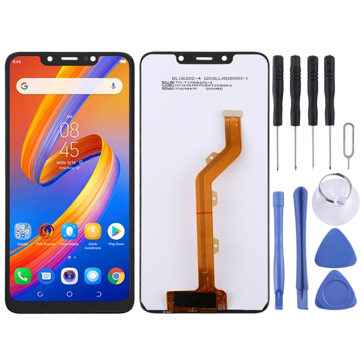 Ensemble complet d'écran LCD et de numériseur pour Tecno Spark 3 KB7