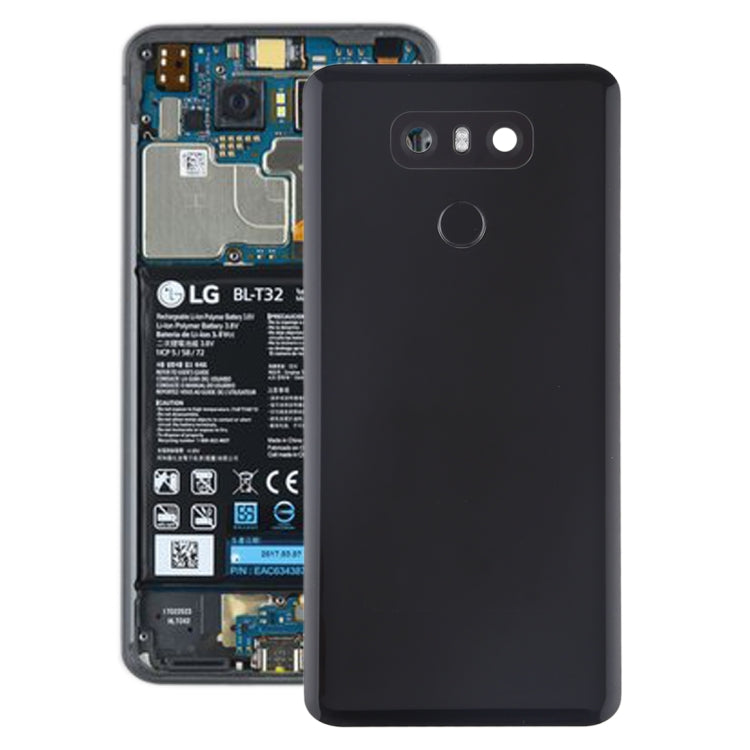 Couvercle arrière de la batterie avec objectif d'appareil photo et capteur d'empreintes digitales pour LG G6 / H870 / H870DS / H872 / LS993 / VS998 / US997