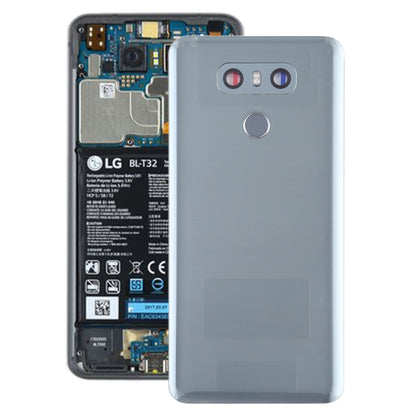 Couvercle arrière de la batterie avec objectif d'appareil photo et capteur d'empreintes digitales pour LG G6 / H870 / H870DS / H872 / LS993 / VS998 / US997