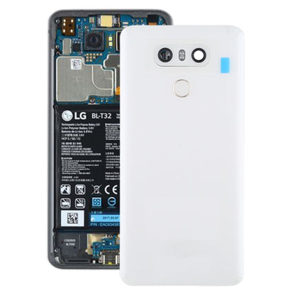 Couvercle arrière de la batterie avec objectif d'appareil photo et capteur d'empreintes digitales pour LG G6 / H870 / H870DS / H872 / LS993 / VS998 / US997