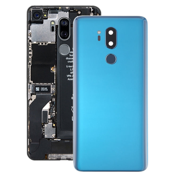 Couvercle arrière de la batterie avec objectif d'appareil photo et capteur d'empreintes digitales pour LG G7 ThinQ / G710 / G710EM / G710PM / G710VMP, For LG G7 ThinQ