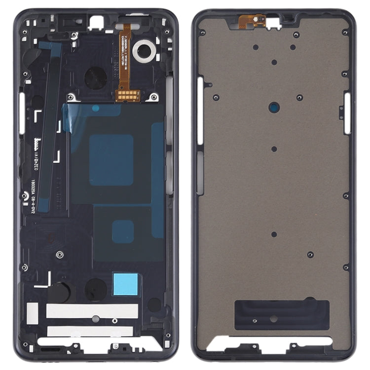 Plaque de lunette de cadre LCD du boîtier avant pour LG G7 ThinQ / G710