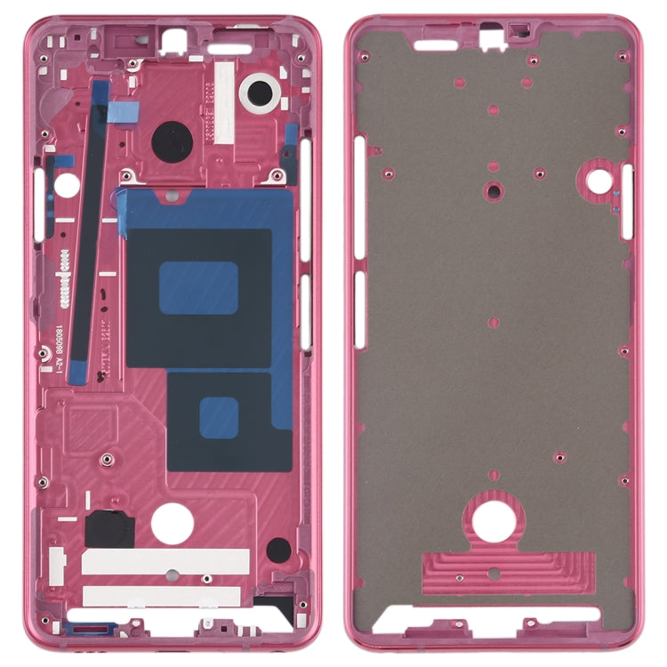 Plaque de lunette de cadre LCD du boîtier avant pour LG G7 ThinQ / G710