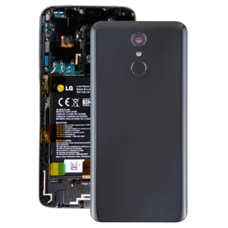 Couvercle arrière de la batterie avec objectif d'appareil photo et capteur d'empreintes digitales pour LG Q7 / Q7+