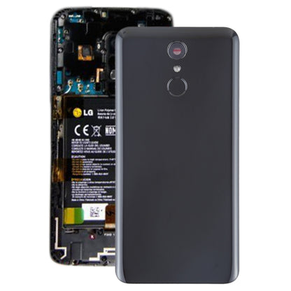 Couvercle arrière de la batterie avec objectif d'appareil photo et capteur d'empreintes digitales pour LG Q7 / Q7+