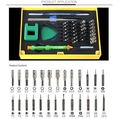MEILLEUR BST-8929 Kit de tournevis à embout magnétique 37 en 1, jeu de tournevis professionnels