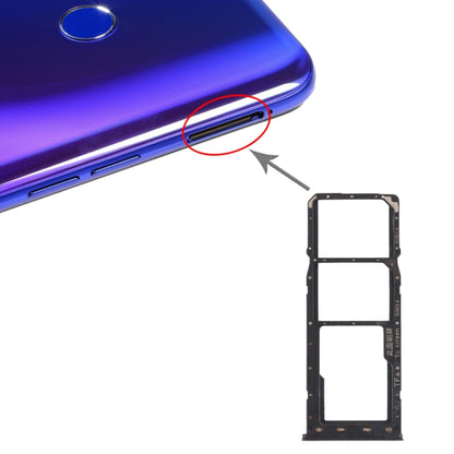 Pour OPPO Realme 3 Pro / Realme X Lite Plateau de carte SIM + Plateau de carte SIM + Plateau de carte Micro SD, For OPPO Realme 3 Pro / Realme X Lite