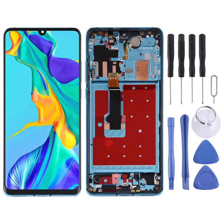 Écran LCD et numériseur complet avec cadre pour Huawei P30 Pro