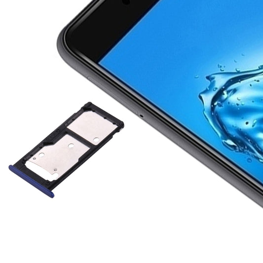 Pour Huawei Enjoy 7 Plus / Y7 Prime Plateau de carte SIM et plateau de carte SIM / Micro SD