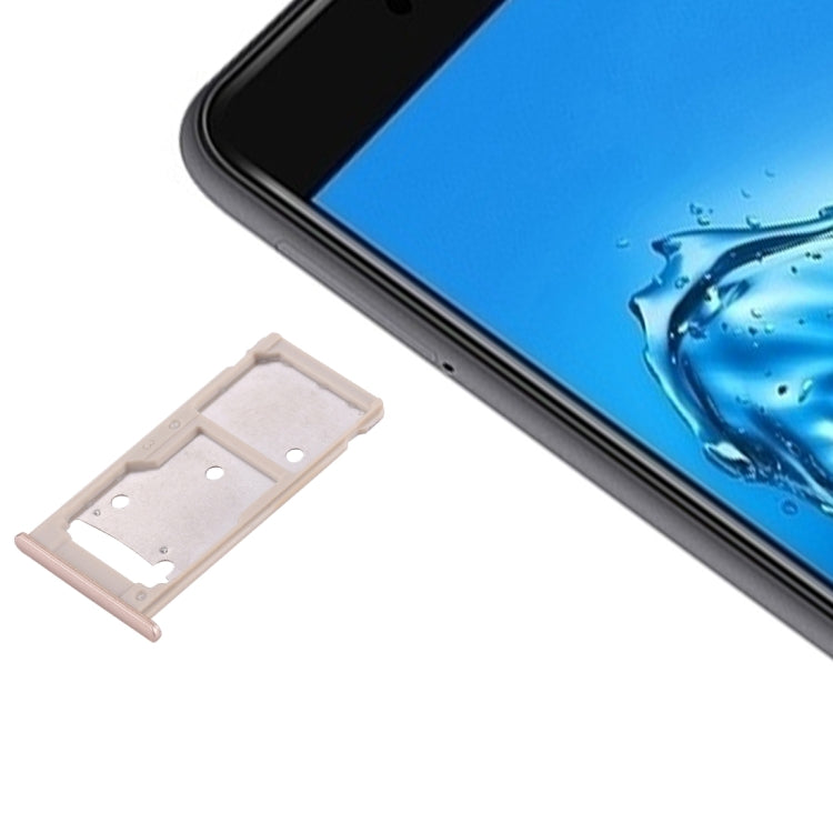 Pour Huawei Enjoy 7 Plus / Y7 Prime Plateau de carte SIM et plateau de carte SIM / Micro SD