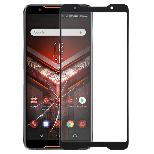 Lentille extérieure en verre de l'écran avant pour téléphone Asus ROG / ZS600KL