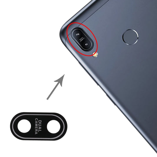 Objectif de caméra arrière pour Asus Zenfone Max (M2) ZB633KL / ZB632KL X01AD