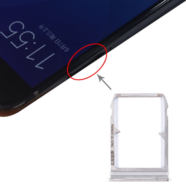 Tiroir Carte SIM + Tiroir Carte SIM pour Xiaomi Mi 6