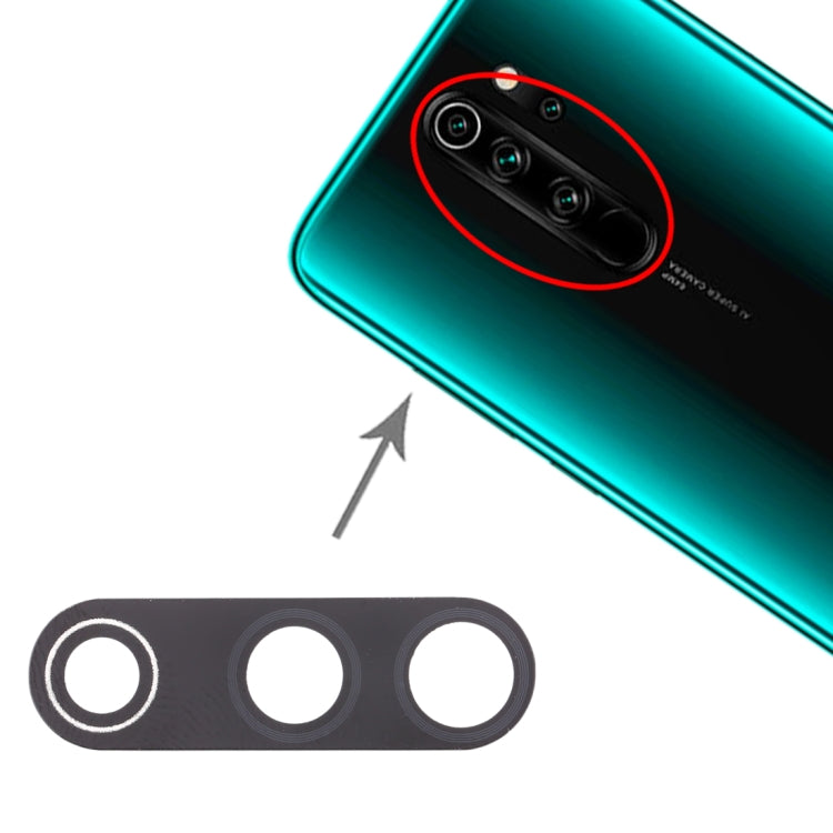 Objectif de caméra arrière 10 PCS pour Xiaomi Redmi Note 8 Pro