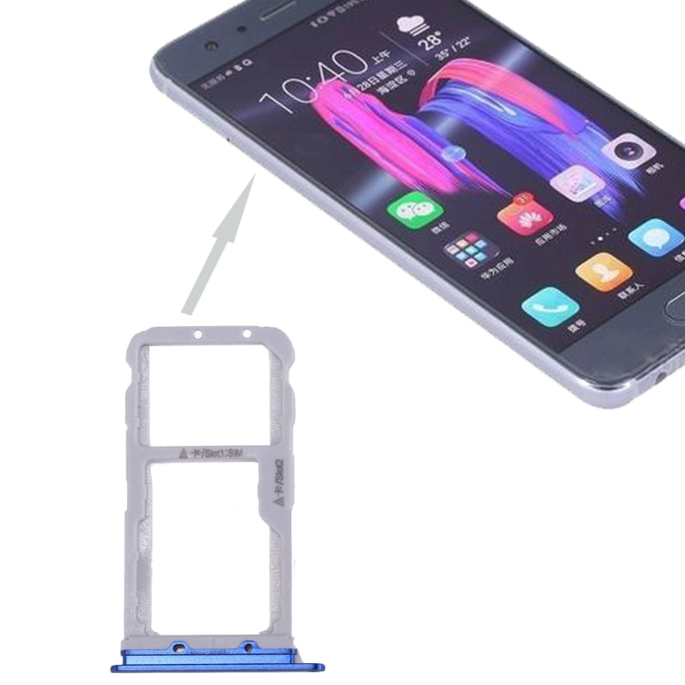 Pour Huawei Honor 9 Plateau de carte SIM et plateau de carte SIM/Micro SD, For Huawei Honor 9, For Honor 9