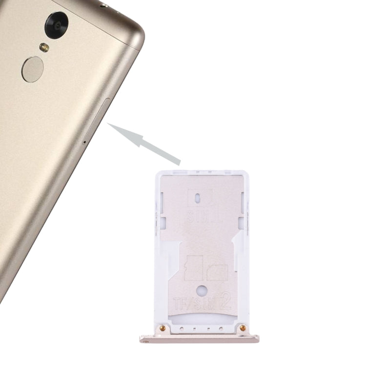 Pour Xiaomi Redmi Note 3 (Version Qualcomm) Plateau de carte SIM et SIM / TF