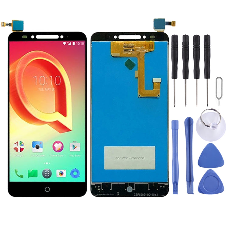 Écran LCD et numériseur complet avec bouton d'empreinte digitale pour Alcatel A5 5085Y