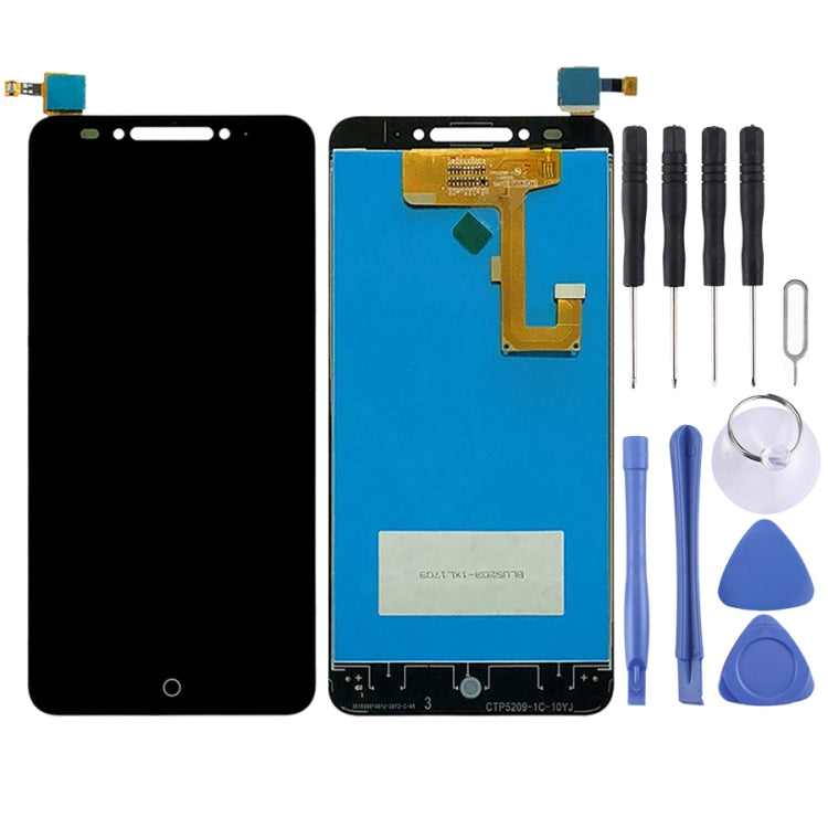 Écran LCD et numériseur complet avec bouton d'empreinte digitale pour Alcatel A5 5085Y
