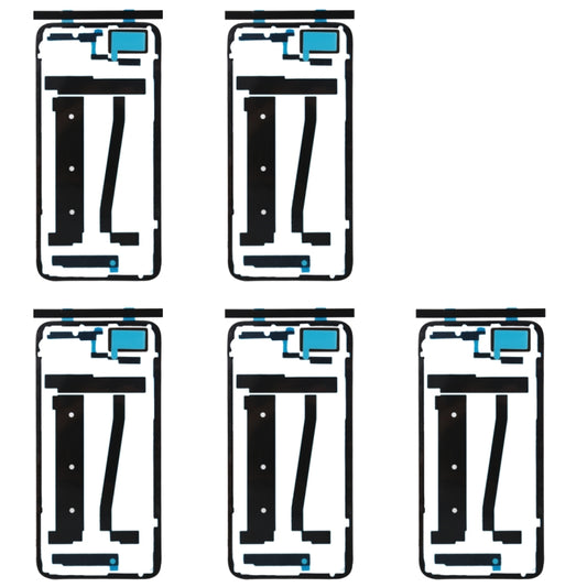 Pour Huawei Honor 10 5 ensemble d'autocollants adhésifs pour couvercle de boîtier arrière, For Honor 10