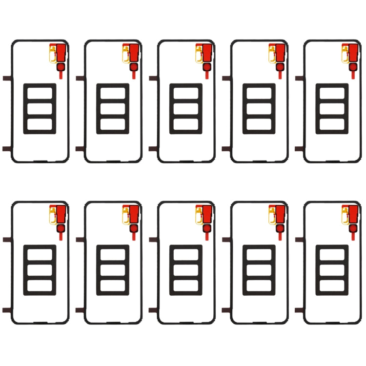 Pour Huawei P20 Pro 10 ensembles d'autocollants adhésifs pour couvercle de boîtier arrière