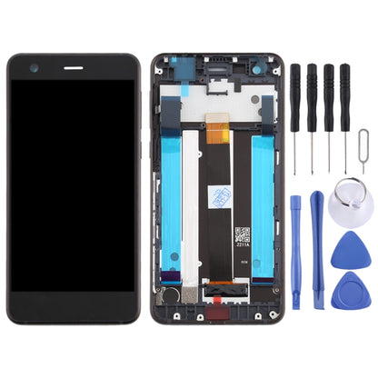 Écran LCD et numériseur assemblage complet avec cadre et touches latérales pour Nokia 2 N2 TA-1007 TA-1029 TA-1023 TA-1035 TA-1011