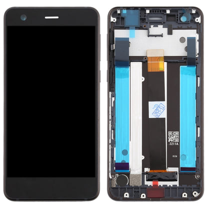 Écran LCD et numériseur assemblage complet avec cadre et touches latérales pour Nokia 2 N2 TA-1007 TA-1029 TA-1023 TA-1035 TA-1011