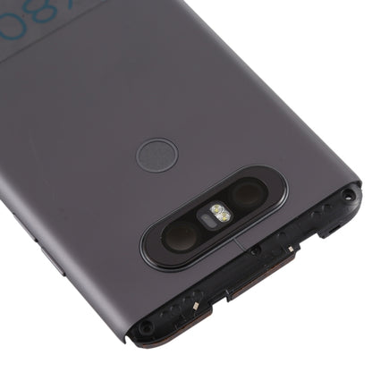 Couvercle arrière de la batterie avec objectif d'appareil photo et capteur d'empreintes digitales pour LG V20 Mini