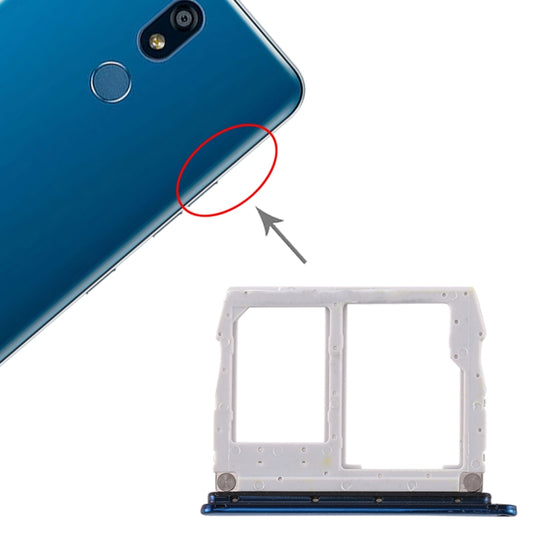 Plateau pour carte SIM + plateau pour carte Micro SD pour LG K40 / K12 Plus / X4 (2019) / X420EM / X420BMW / X420HM / X420 / X420N