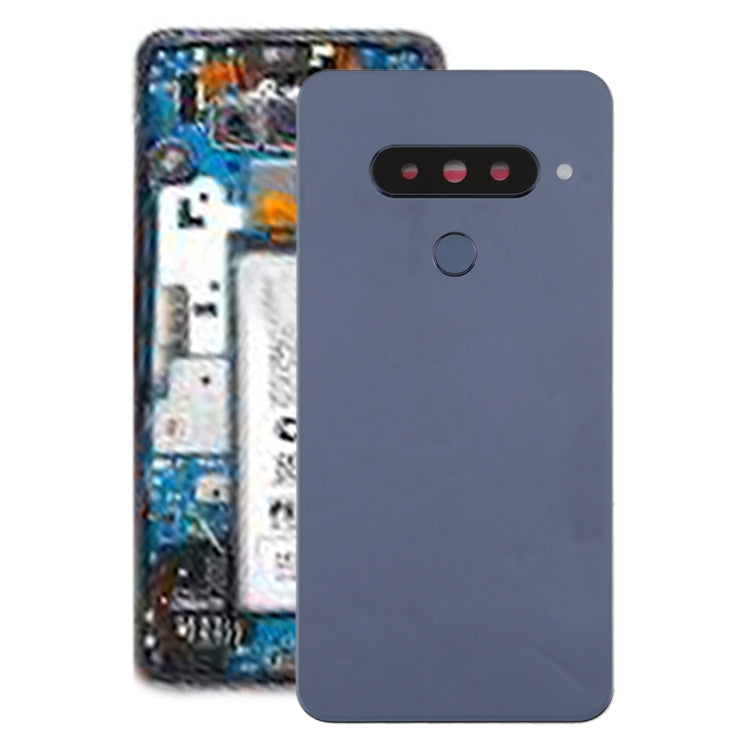 Couvercle arrière de la batterie avec objectif d'appareil photo et capteur d'empreintes digitales pour LG G8s ThinQ