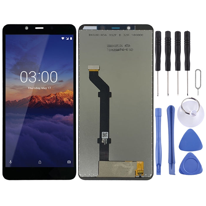 Ensemble complet d'écran LCD et de numériseur pour Nokia 3.1 Plus
