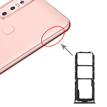 Pour Vivo Y7s Plateau de carte SIM + Plateau de carte SIM + Plateau de carte Micro SD