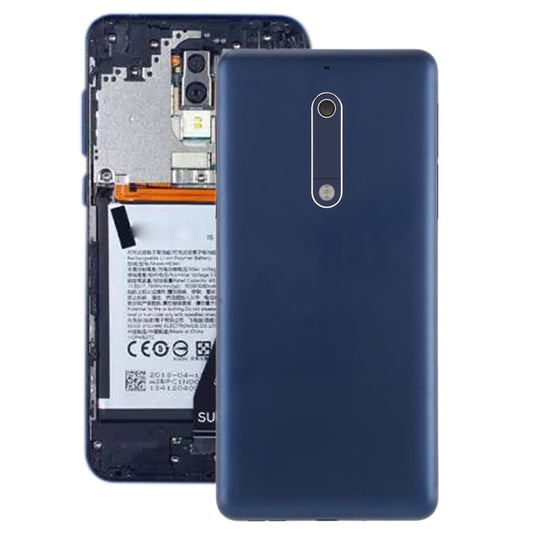 Cache arrière de la batterie avec objectif d'appareil photo et touches latérales pour Nokia 5
