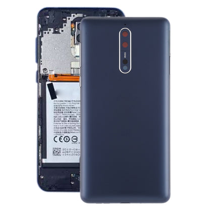 Couvercle arrière de la batterie avec objectif d'appareil photo et touches latérales pour Nokia 8 / N8 TA-1012 TA-1004 TA-1052