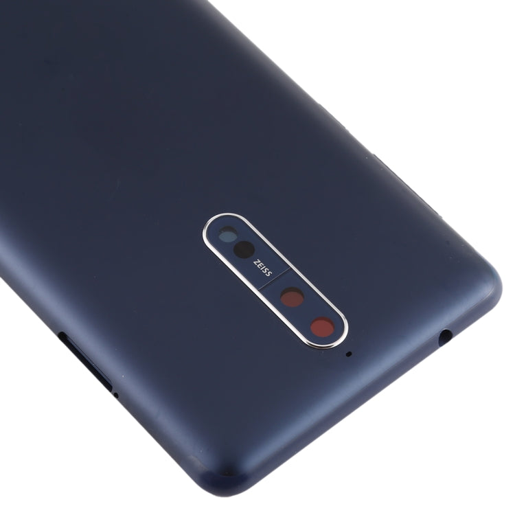 Couvercle arrière de la batterie avec objectif d'appareil photo et touches latérales pour Nokia 8 / N8 TA-1012 TA-1004 TA-1052