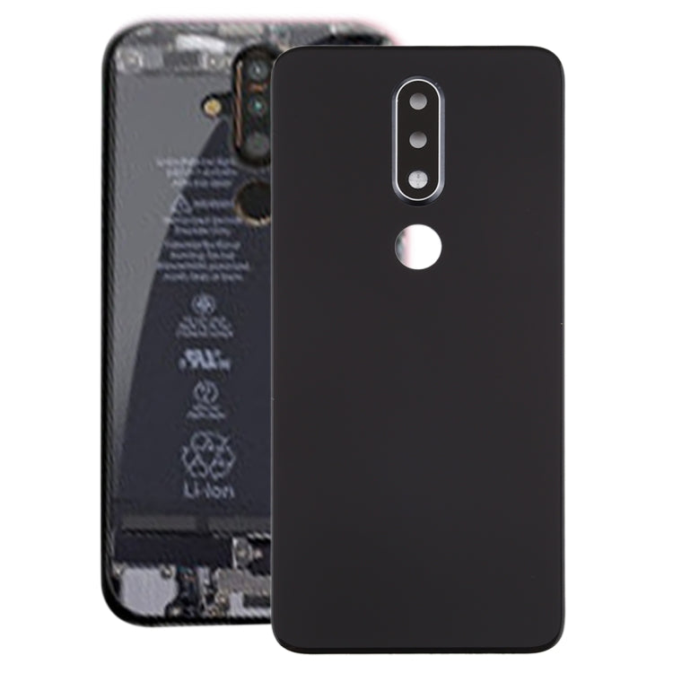 Couvercle arrière de la batterie avec objectif d'appareil photo pour Nokia X6 (2018) / 6.1 Plus TA-1099 TA-1103, For Nokia X6 (2018)