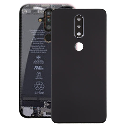 Couvercle arrière de la batterie avec objectif d'appareil photo pour Nokia X6 (2018) / 6.1 Plus TA-1099 TA-1103, For Nokia X6 (2018)