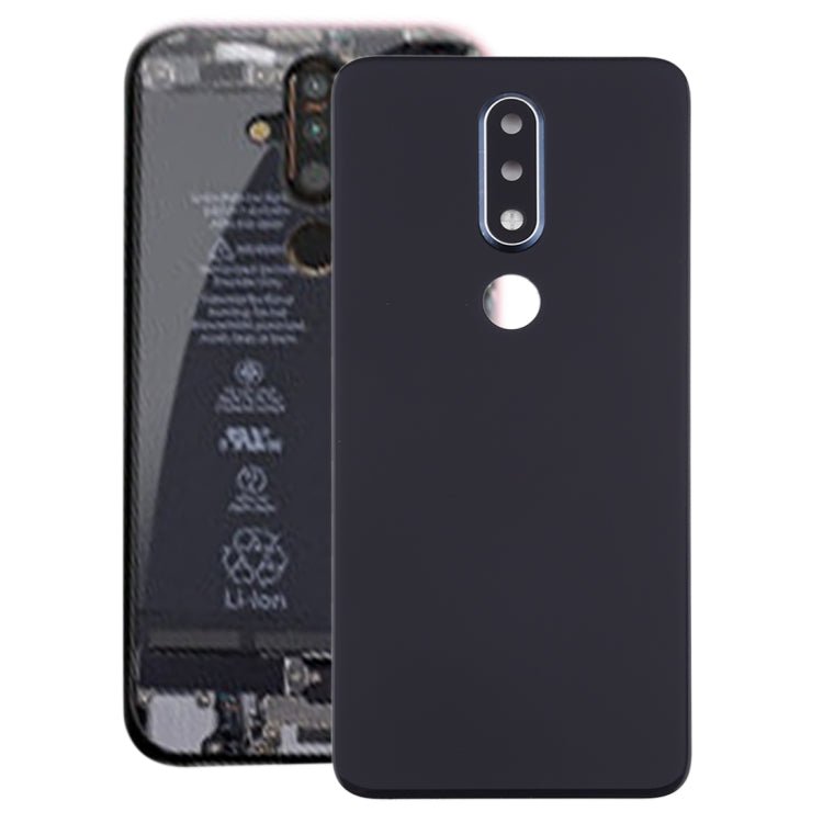 Couvercle arrière de la batterie avec objectif d'appareil photo pour Nokia X6 (2018) / 6.1 Plus TA-1099 TA-1103, For Nokia X6 (2018)