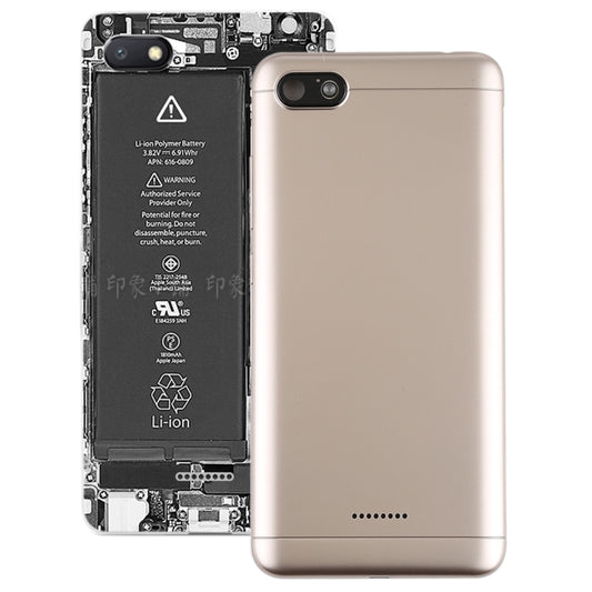 Coque arrière avec touches latérales pour Xiaomi Redmi 6A