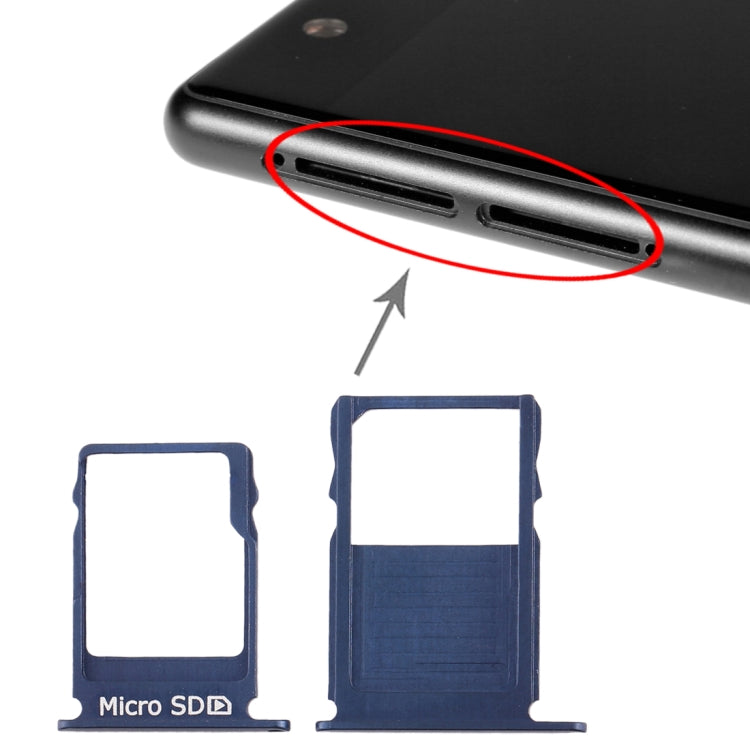 Plateau pour carte SIM + plateau pour carte Micro SD pour Nokia 3 TA-1020 TA-1028 TA-1032 TA-1038