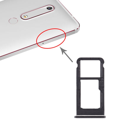 Plateau de carte SIM + plateau de carte SIM/plateau de carte Micro SD pour Nokia 6.1/6 (2018)/TA-1043 TA-1045 TA-1050 TA-1054 TA-1068