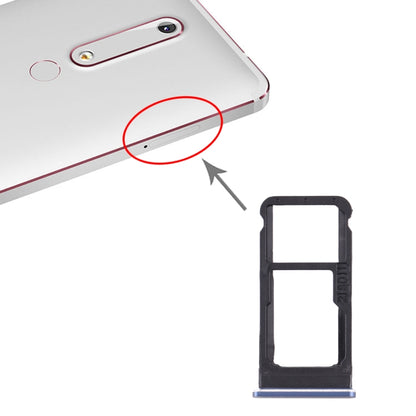 Plateau de carte SIM + plateau de carte SIM/plateau de carte Micro SD pour Nokia 6.1/6 (2018)/TA-1043 TA-1045 TA-1050 TA-1054 TA-1068