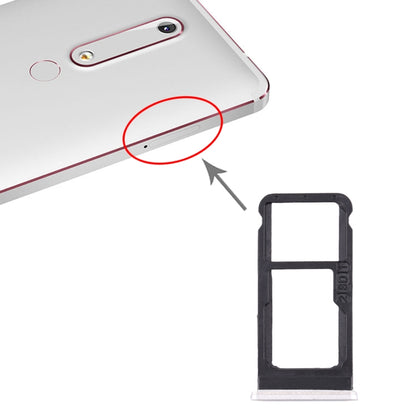 Plateau de carte SIM + plateau de carte SIM/plateau de carte Micro SD pour Nokia 6.1/6 (2018)/TA-1043 TA-1045 TA-1050 TA-1054 TA-1068