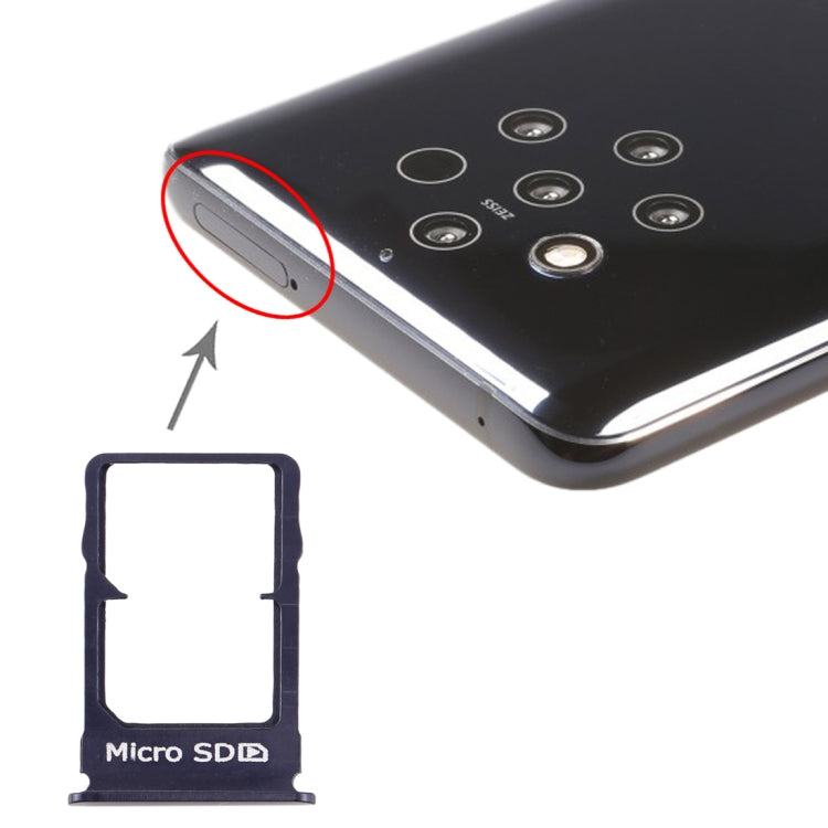 Tiroir Carte SIM + Tiroir Carte Micro SD pour Nokia 9 PureView